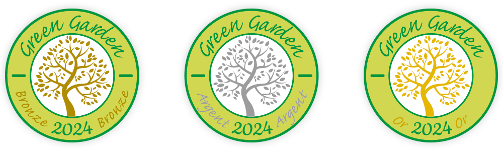 Les récompenses Green Garden 2024: Bronze, Argent et Or